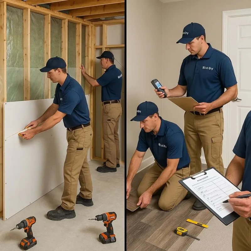 Repairs and Reconstruction process in Los Ranchos de Albuquerque, NM